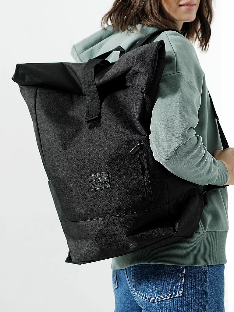JOHNNY URBAN Rolltop Rucksack  Aaron  schwarz damen 2